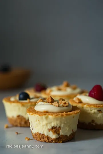 Mini 2 Oz Cup Cheesecakes presentation