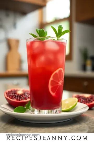 Mix Pomegranate Mocktail for Joyful Sips steps