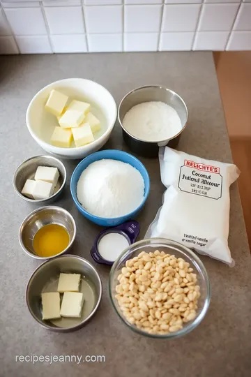 Coconut Almond Liqueur Balls ingredients