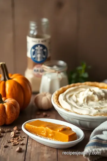 No Bake Pumpkin Pie with Creamy Filling ingredients