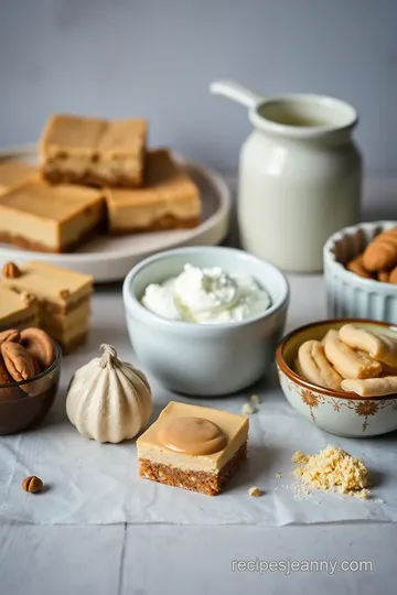 Peanut Butter & Jelly Cheesecake Bars ingredients