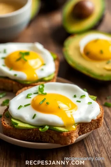 York Me Water Temperature Poached Eggs with Avocado Toast presentation