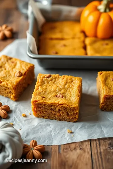 Pumpkin Chocolate Chip Cookie Bars Delight steps