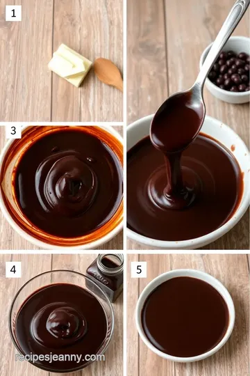 Simple Chocolate Glaze Recipe steps