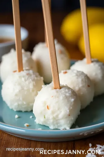 Coconut Delight Bites presentation