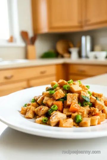 Diced Chicken Stir-Fry steps