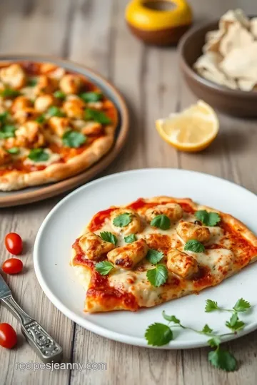 Spicy Chicken Pizza: Quick & Flavorful Delight presentation