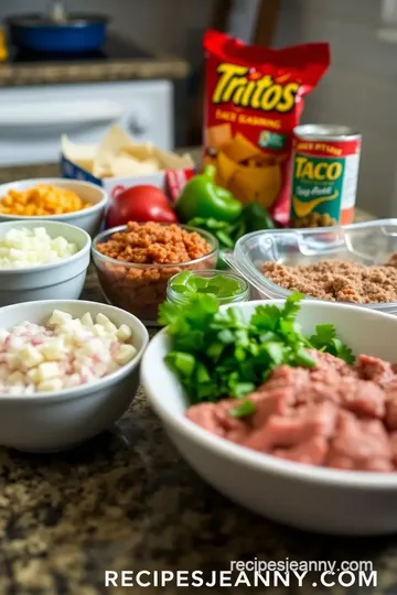 Taco Soup Fritos Recipe ingredients