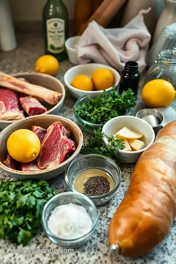 Roasted Bone Marrow Bones with Herb-Toast ingredients