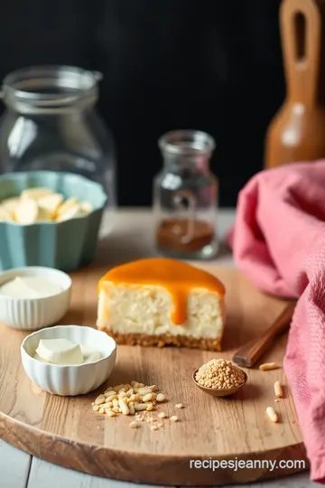 Bake Creamy Salted Caramel Cheesecake Delight ingredients