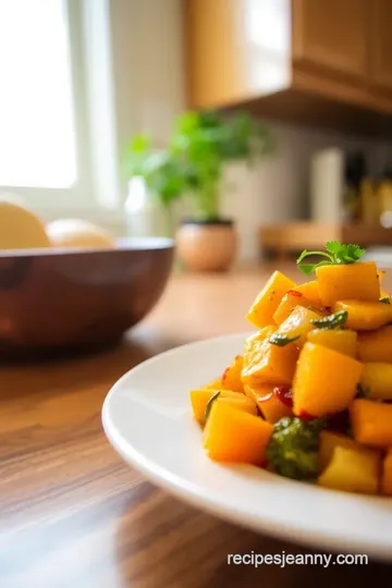 Vegan Kabocha Squash Stir-Fry steps