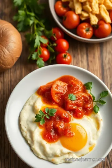 Scrambled Eggs with Tomatoes & Spice ingredients