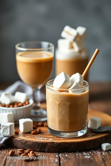 Toasted Marshmallow Espresso Martini steps