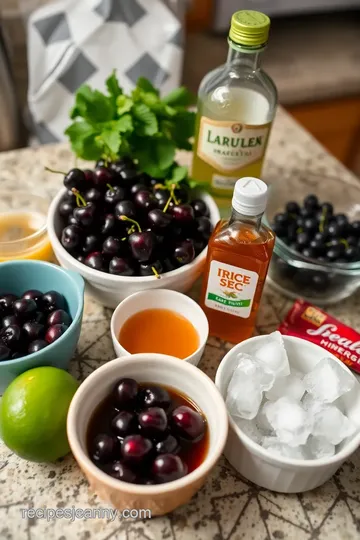 Black Cherry Margarita ingredients