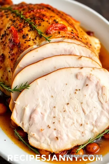 Low and Slow Creole Butter Turkey Breast presentation