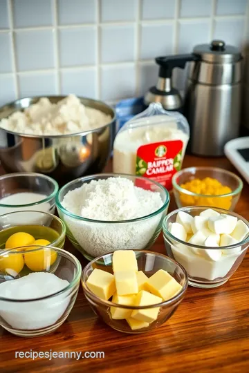 Honey Vanilla Soda Scones ingredients