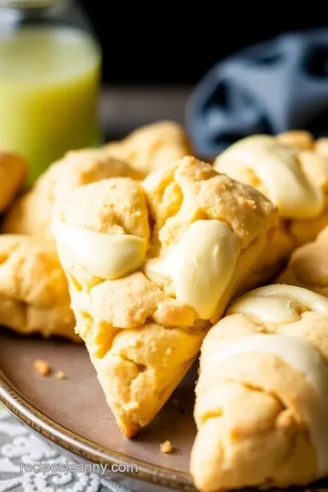 Honey Vanilla Soda Scones presentation