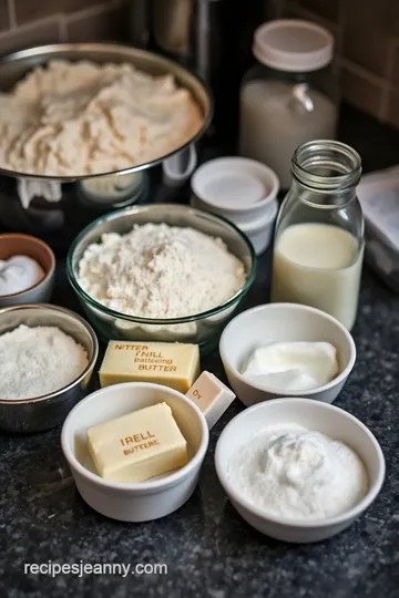 Soft and Fluffy Milk Yeast Rolls ingredients