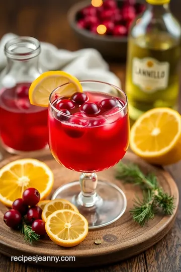 Cranberry Limoncello Spritz ingredients