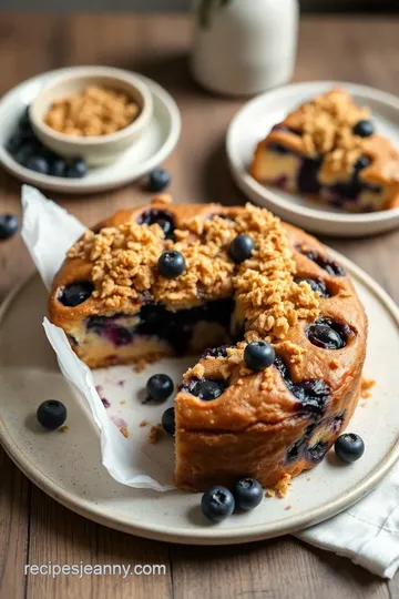 Sweet Blueberry Babka Delight presentation