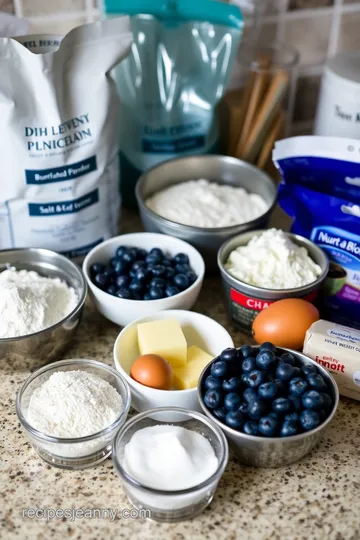 Sweet Blueberry Muffin Tops ingredients