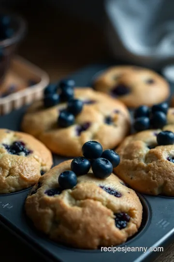 Sweet Blueberry Muffin Tops presentation