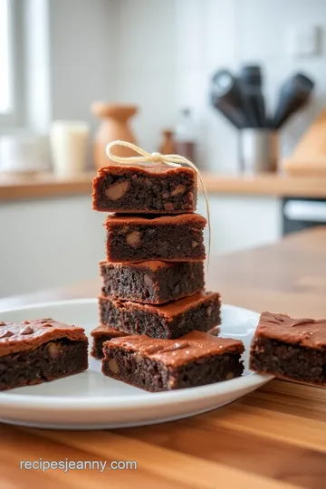 Sweet Packaged Brownies steps