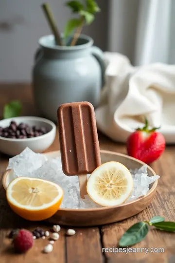 Vegan Chocolate Fudge Pops ingredients