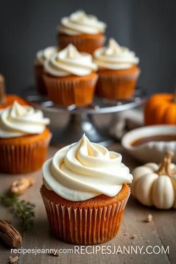 Warm Spiced Pumpkin Cupcakes ingredients