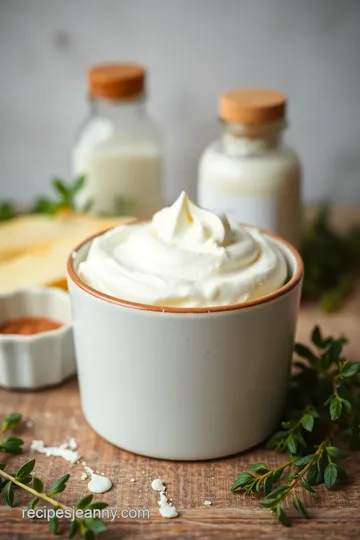 Whipped Cream Unsalted Butter Recipe ingredients