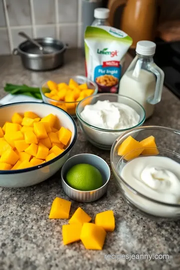 Magic Mango Mousse ingredients