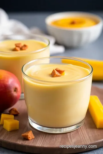 Magic Mango Mousse presentation