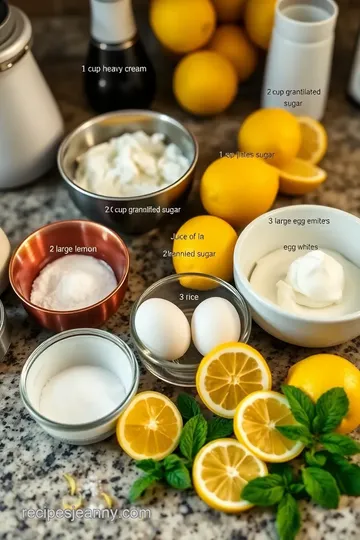 Whisked Lemon Mousse with Small Whisks ingredients