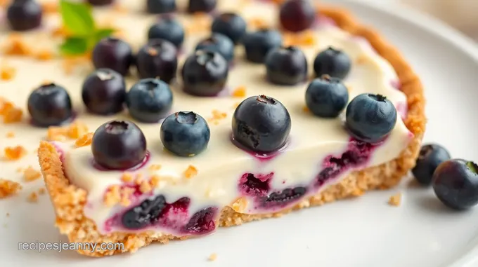 Blueberry Cream Cheese Tart